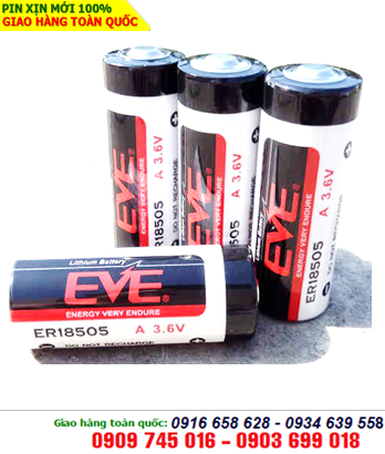 EVE 18505; Pin nuôi nguồn PLC EVE 18505 lithium 3.6v 4000mAh 